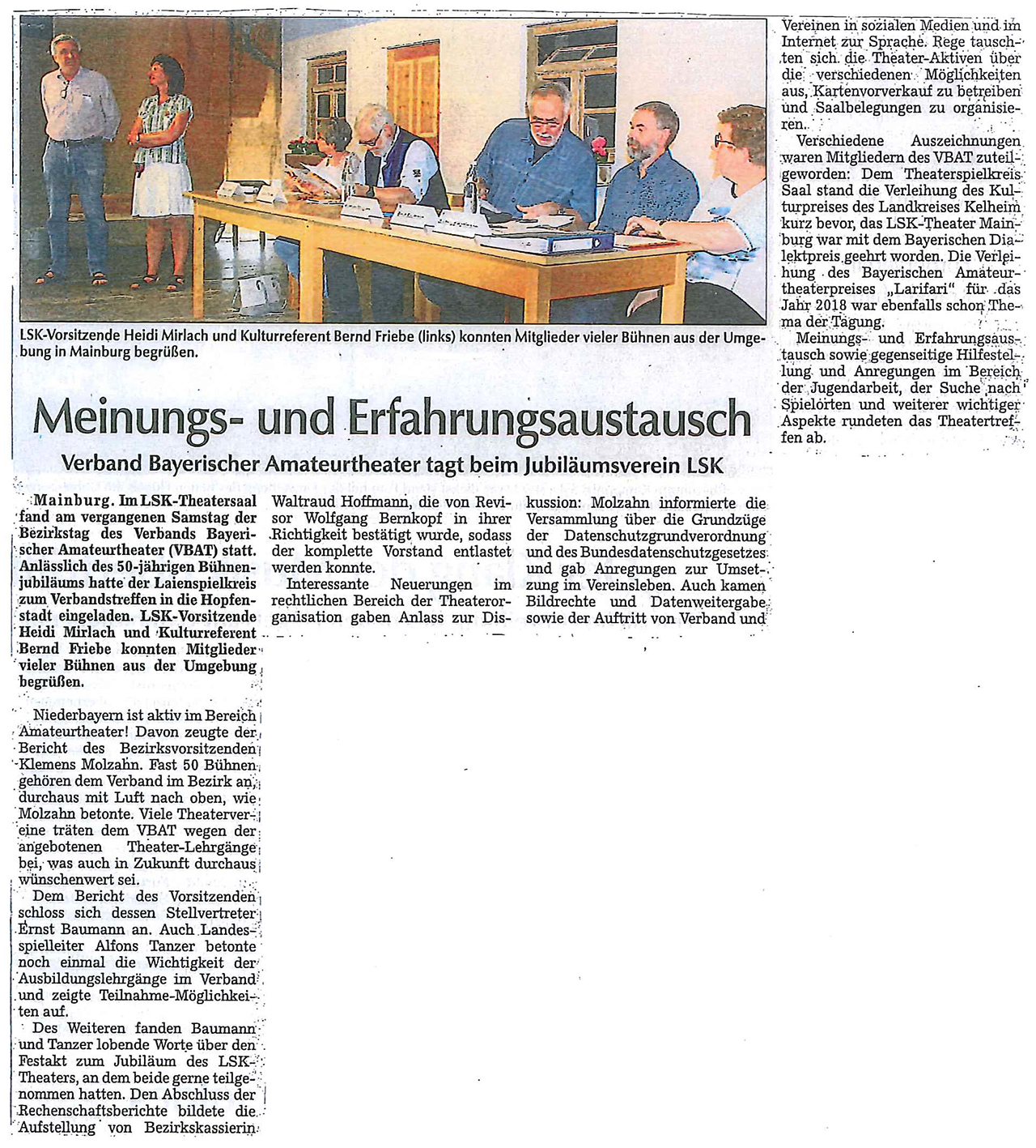 Hallertauer Zeitung 30.04.2018